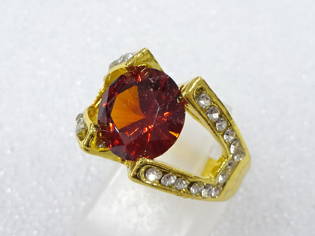 COLORED STONE FASHION RING / JP SIZE 10